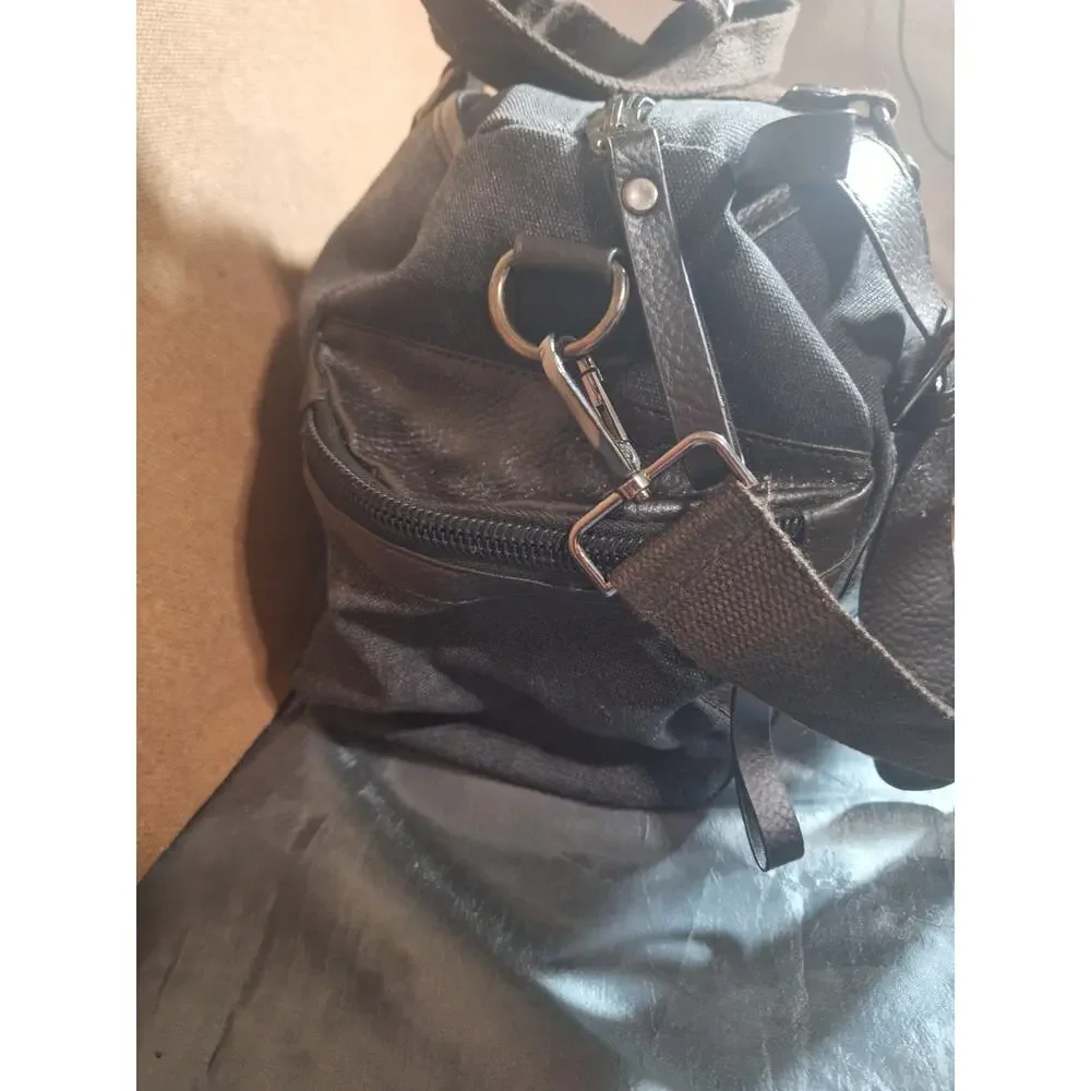 Men Canvas Duffle Travel Bag Vintage Duffel Men's Tote Portable Luggage Bag
